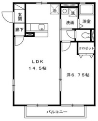 クレールの物件間取画像